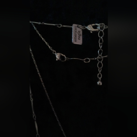 American eagle Navajo style necklace. & A Lauren Conrad crystal pendant necklace - Picture 4 of 7